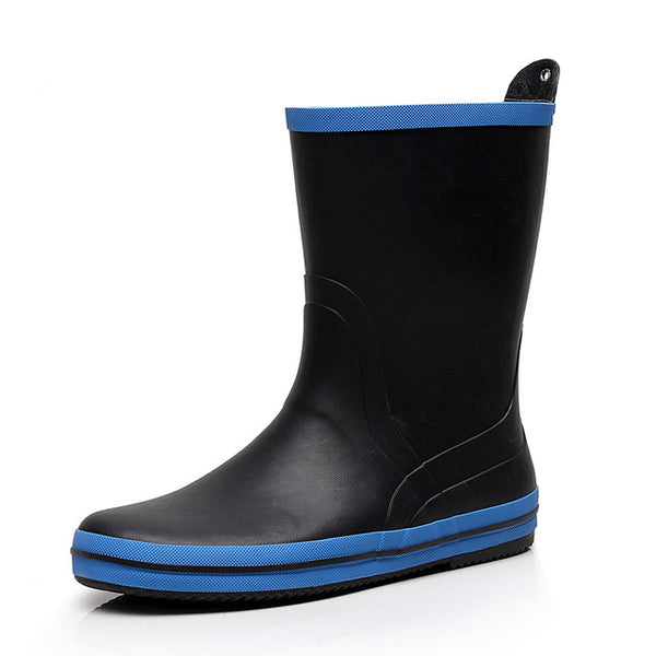 Blue/Black Wellies